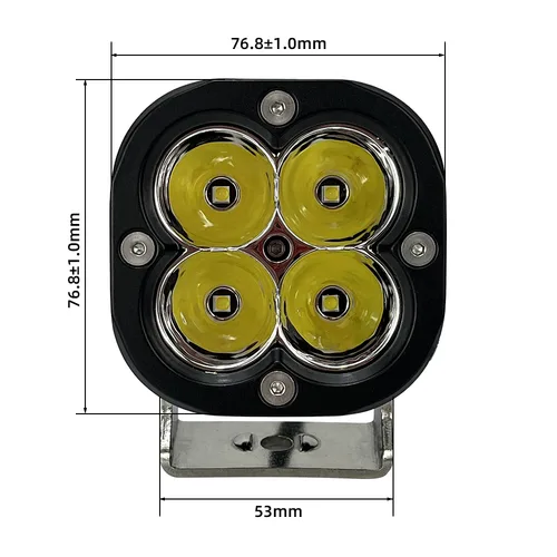TC-W40S 3" LED driving light, view 3