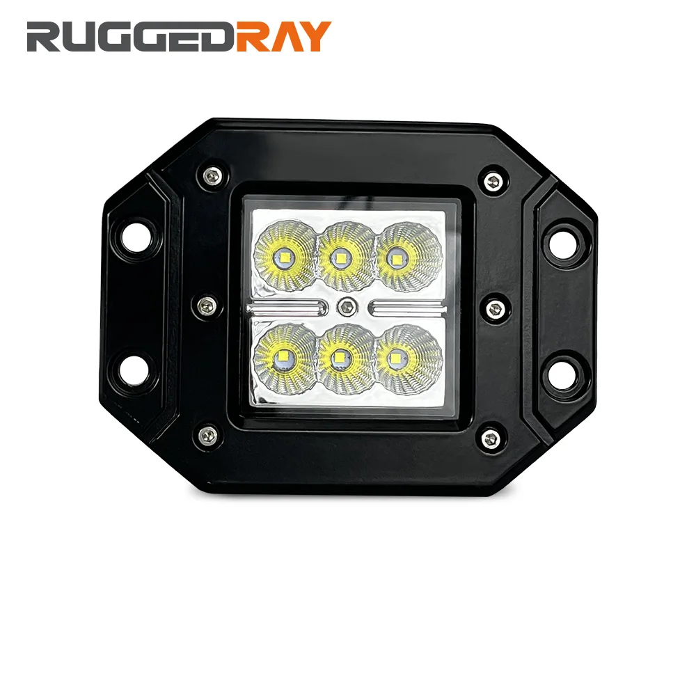 F1218-18W (2D) 18W LED work light — RuggedRay